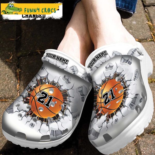 Funny Customized Basketball Crocs Clog Shoes