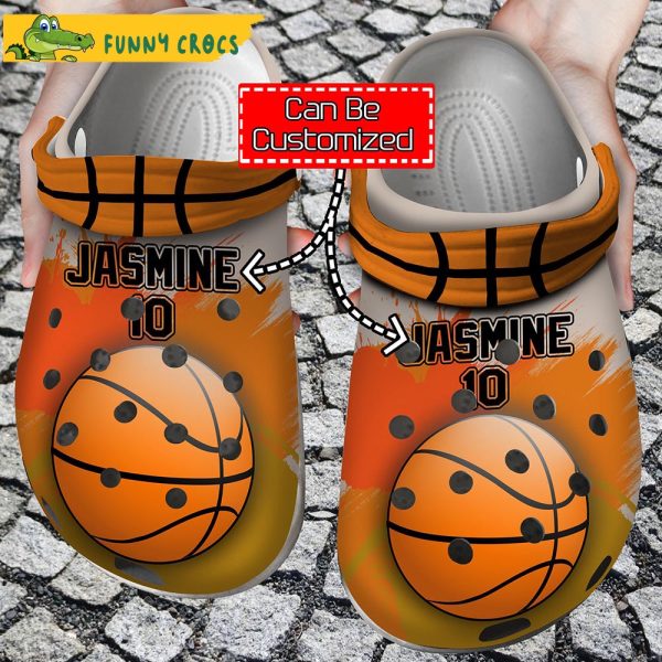 Funny Customized Is life Basketball Crocs