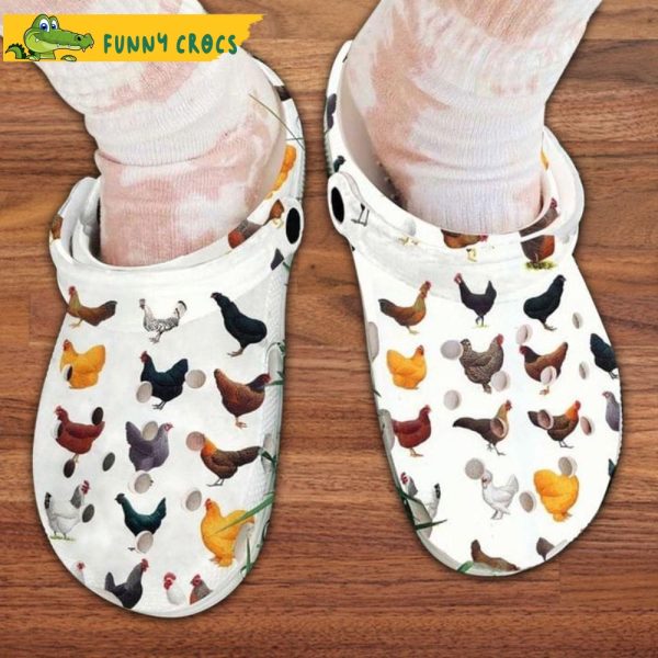 Funny Family Chicken Crocs Slippers