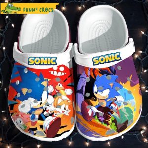 Funny Game Lovers Sonic Crocs