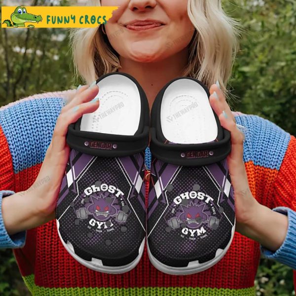 Funny Gengar Ghost Gym Pokemon Gifts Crocs