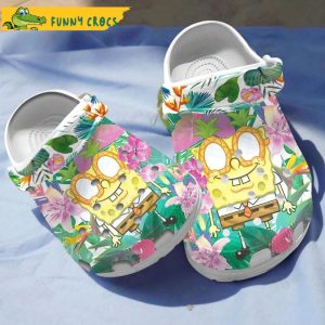 Funny Tropical Spongebob Crocs