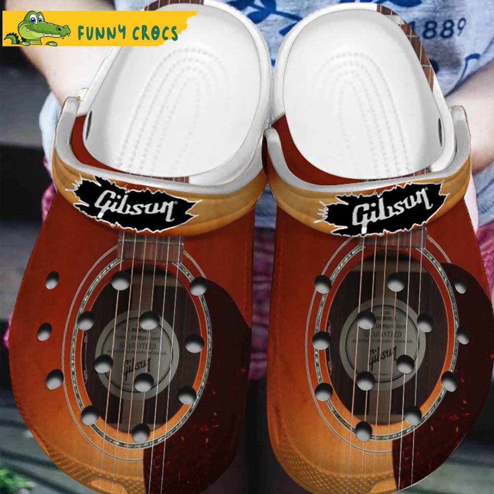 GB Guitar Music Gifts Crocs Slippers