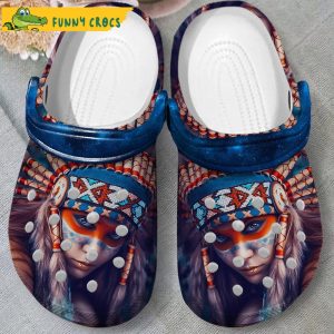 Girl Limited Edition Native American Crocs