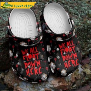 Halloween We All Float Down Here It Pennywise Crocs Slippers