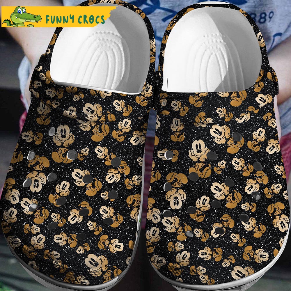 Iconic Mickey Mouse 3D Disney Crocs Clog Shoes