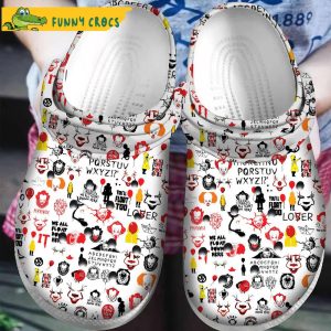It Pennywise Horror Movie Halloween Crocs Clog Shoes