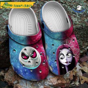 Jack Skeleton And Sally Cartoon Crocs Clog Shoes