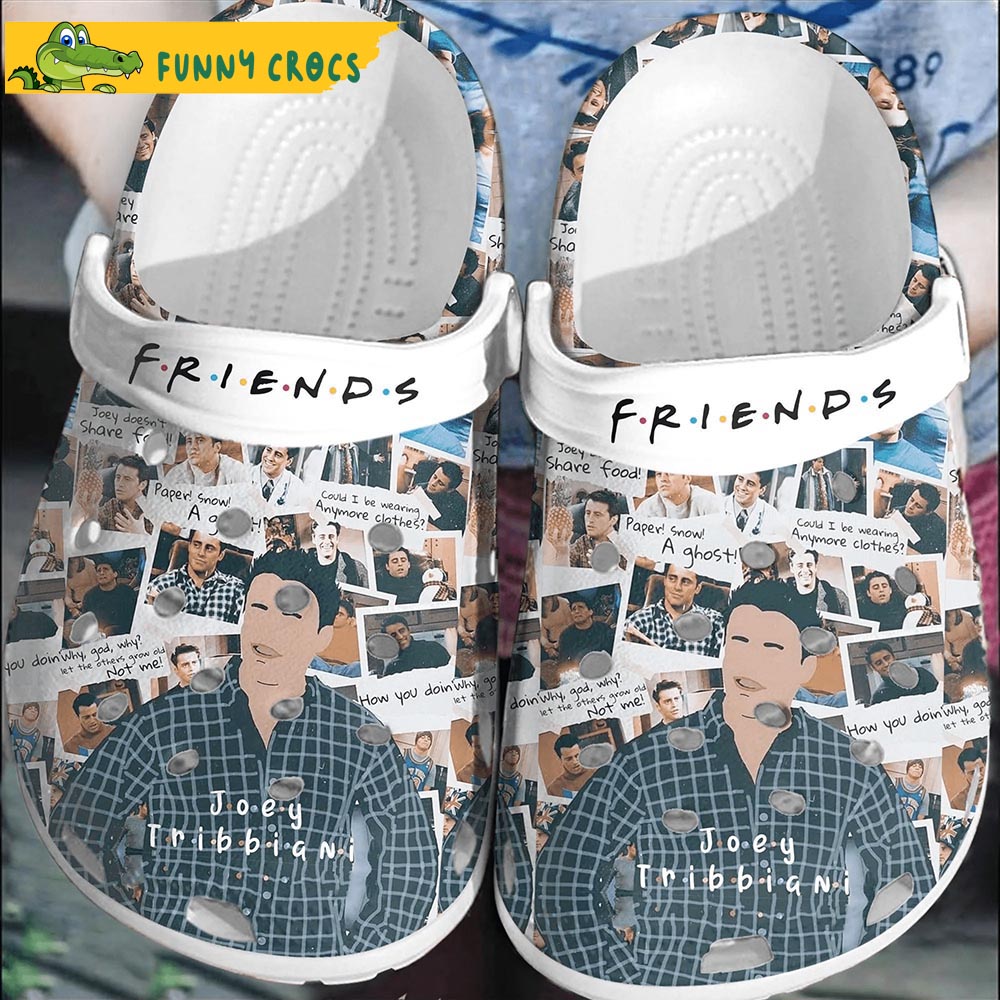 Joey Tribbiani Friends Crocs Clog Shoes