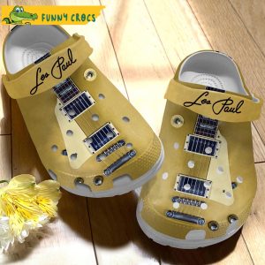 Les Paul Guitar Music Gifts Crocs Slippers 3