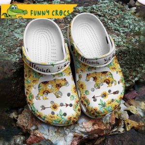 Mama Bear Sunflower Gifts Crocs 3