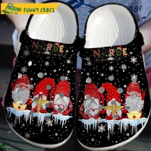 Merry Christmas Nurse Gnomes Thanksgiving Crocs
