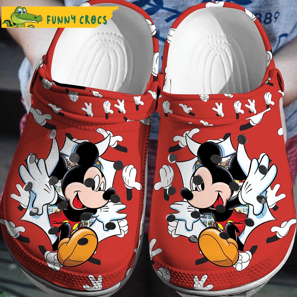 Mickey Mouse Crocs For Woman