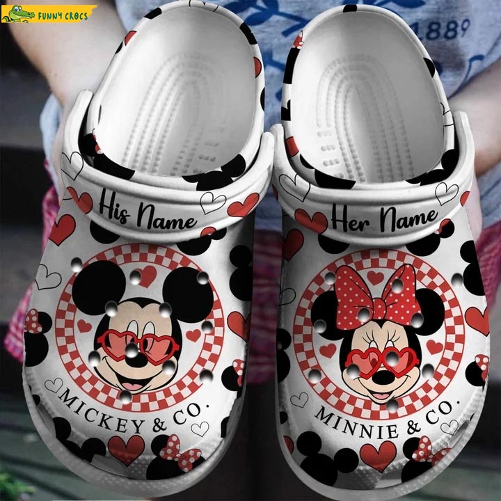 Minne Mouse Disney Crocs Clog Shoes - Step into style with Funny Crocs