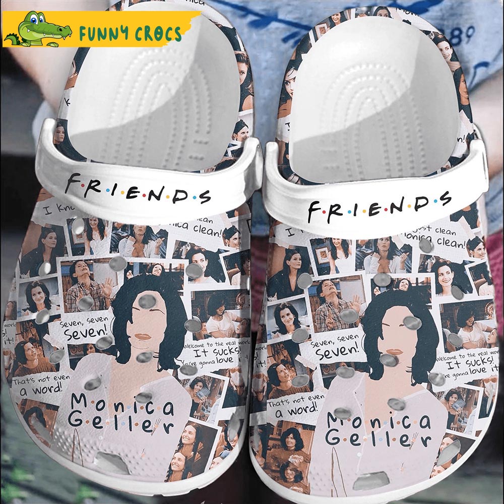 Monica Geller Friends Crocs Clog Shoes