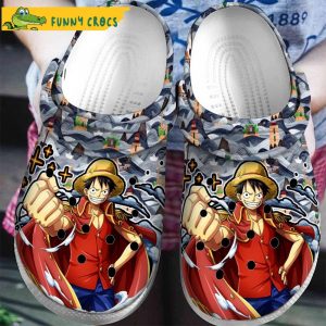Monkey D. Luffy One Piece Crocs Clog Shoes