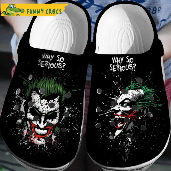 Movie Why So Serious Joker Crocs Slippers