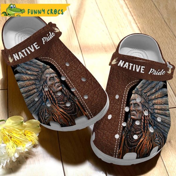 Native American Funny Crocs
