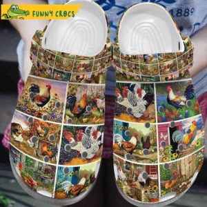 Noisy Chicken Farm Animal Crocs Clog Shoes