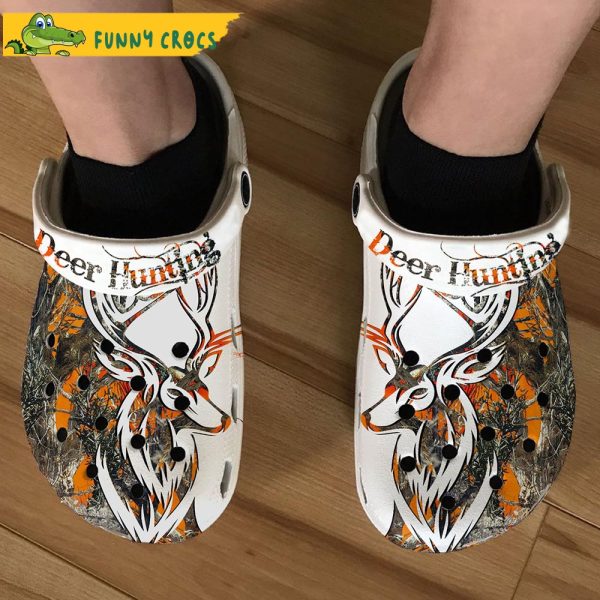 Orange Deer Hunting Crocs For Man