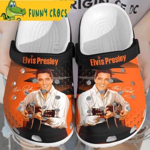 Orange Elvis Presley Crocs