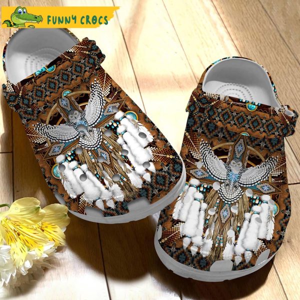 Owl Native American Gifts Crocs Clog Shoes