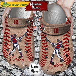 Personalized Baseball Gifts Crocs Slippers