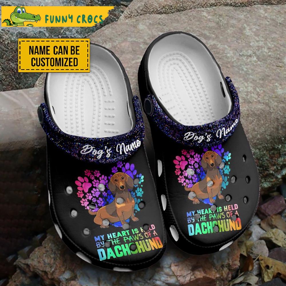 Personalized Beautiful Dachshund Crocs Slippers