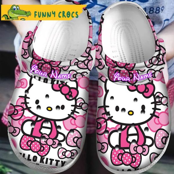 Personalized Candy Hello Kitty Crocs Slippers