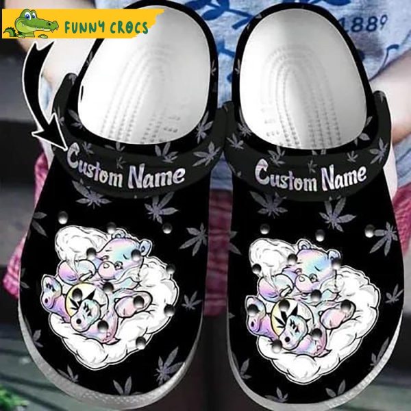 Personalized Don’t Care Bear Weed Crocs Clog Shoes