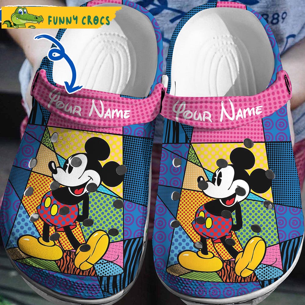 Personalized Enchanting Mickey Mouse Crocs Clog Shoes