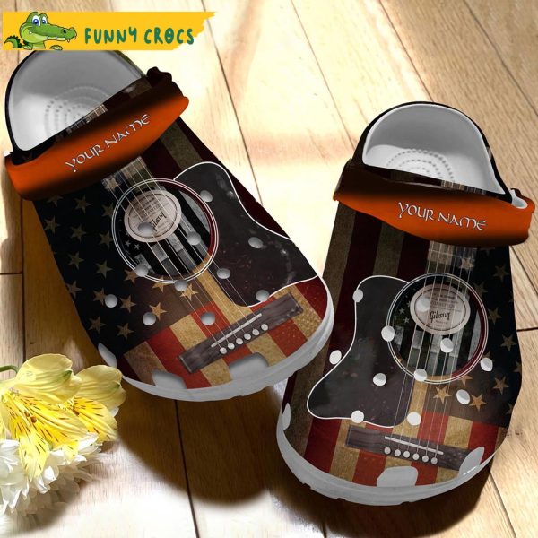 Personalized Guitar Music Gifts Crocs Slippers