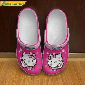 Personalized Hello Kitty Pink Crocs