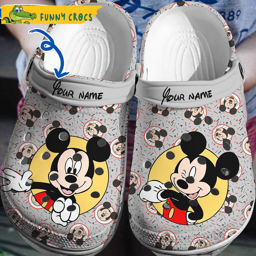 Personalized Mickey Mouse Disney Crocs Crocband
