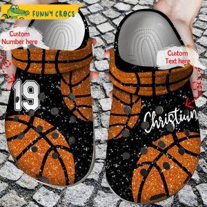 Personalized Number Basketball Crocs 1 1