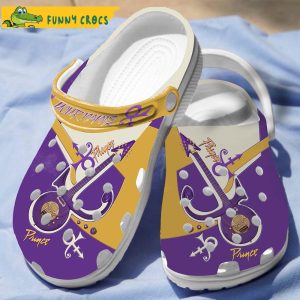Personalized Princes Guitar Music Crocs Slippers 3
