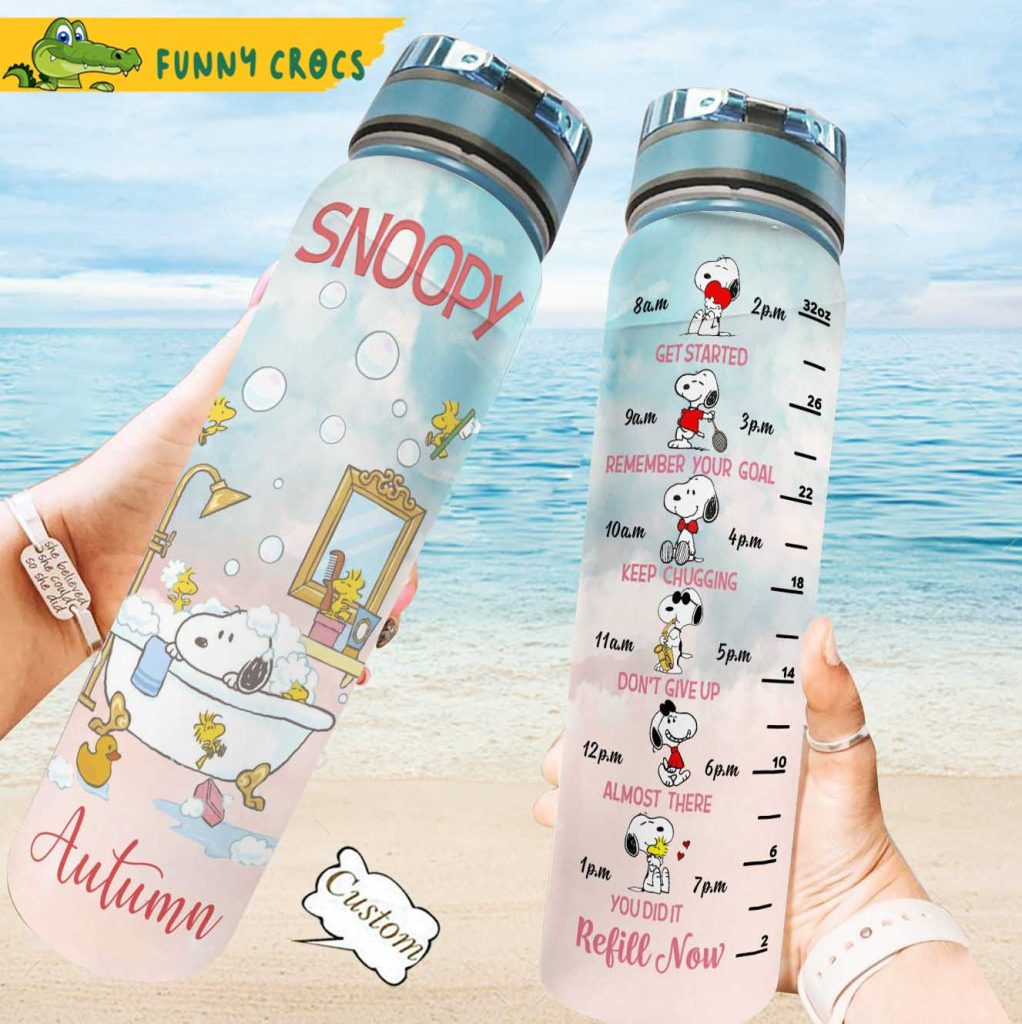 Personalized Snoopy Have Shower Water Bottle