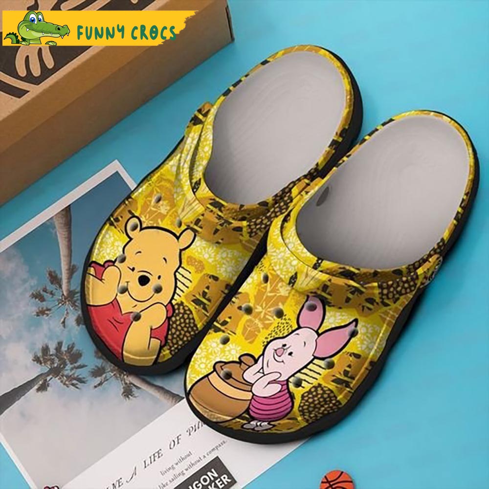 Piglet And Winnie The Pooh Crocs Slippers