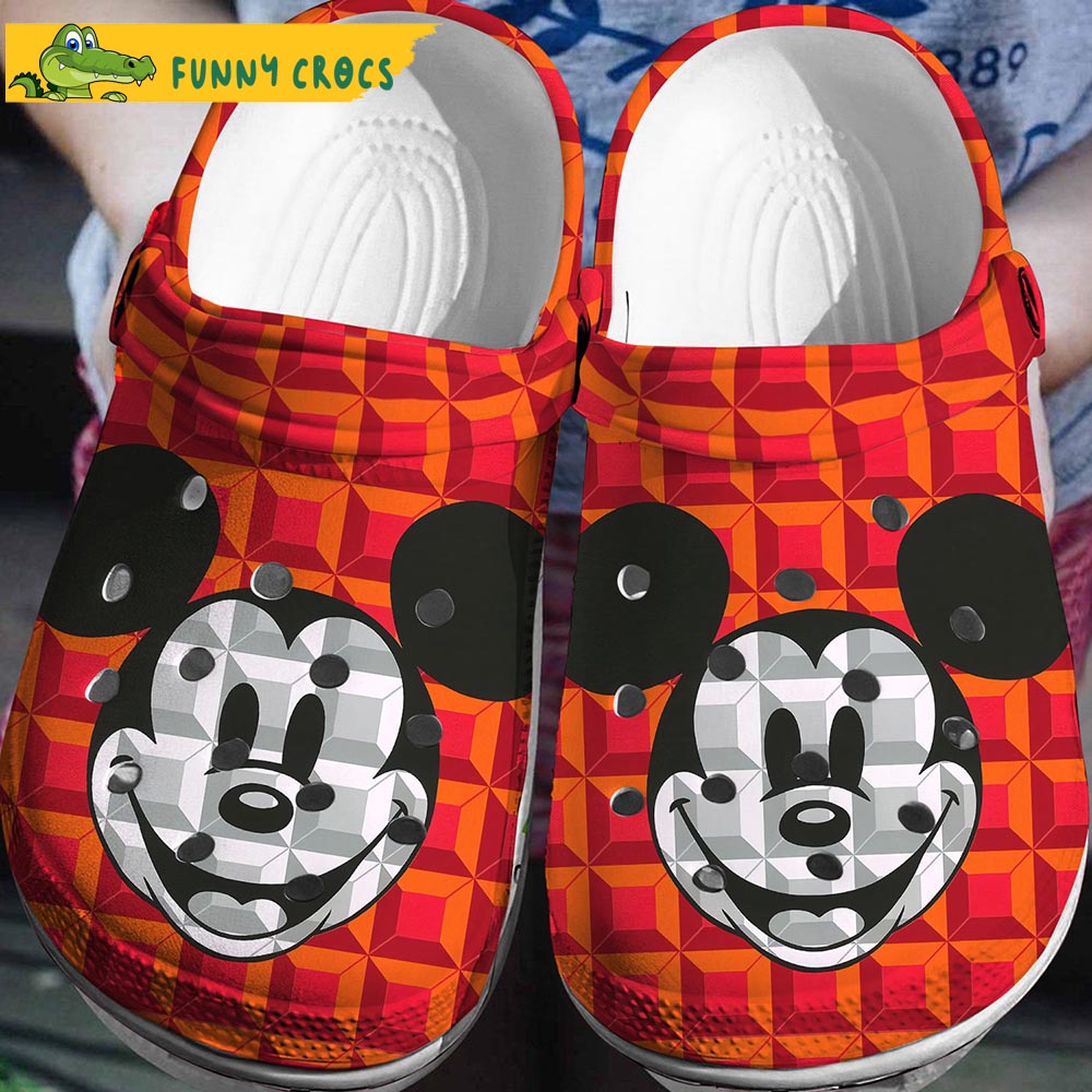 Playful Personality Mickey Mouse Crocs Clog Shoes