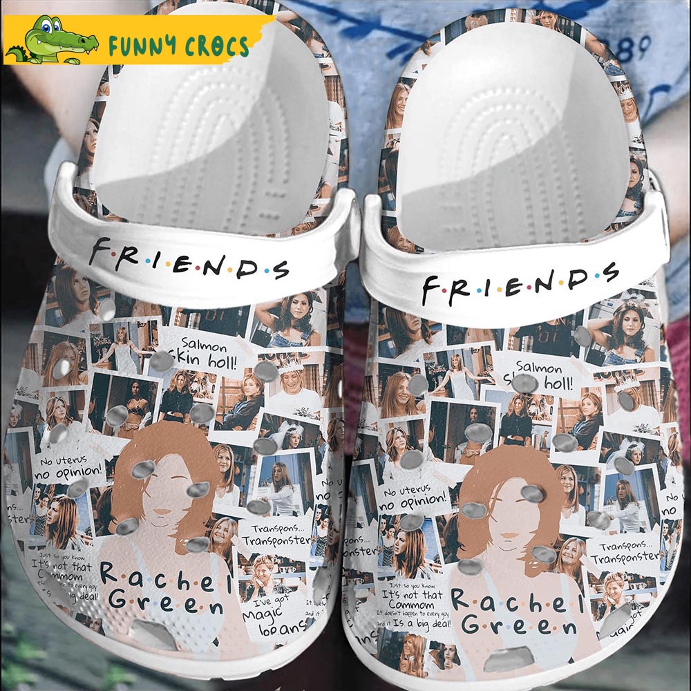Rachel Green Friends Crocs Slippers