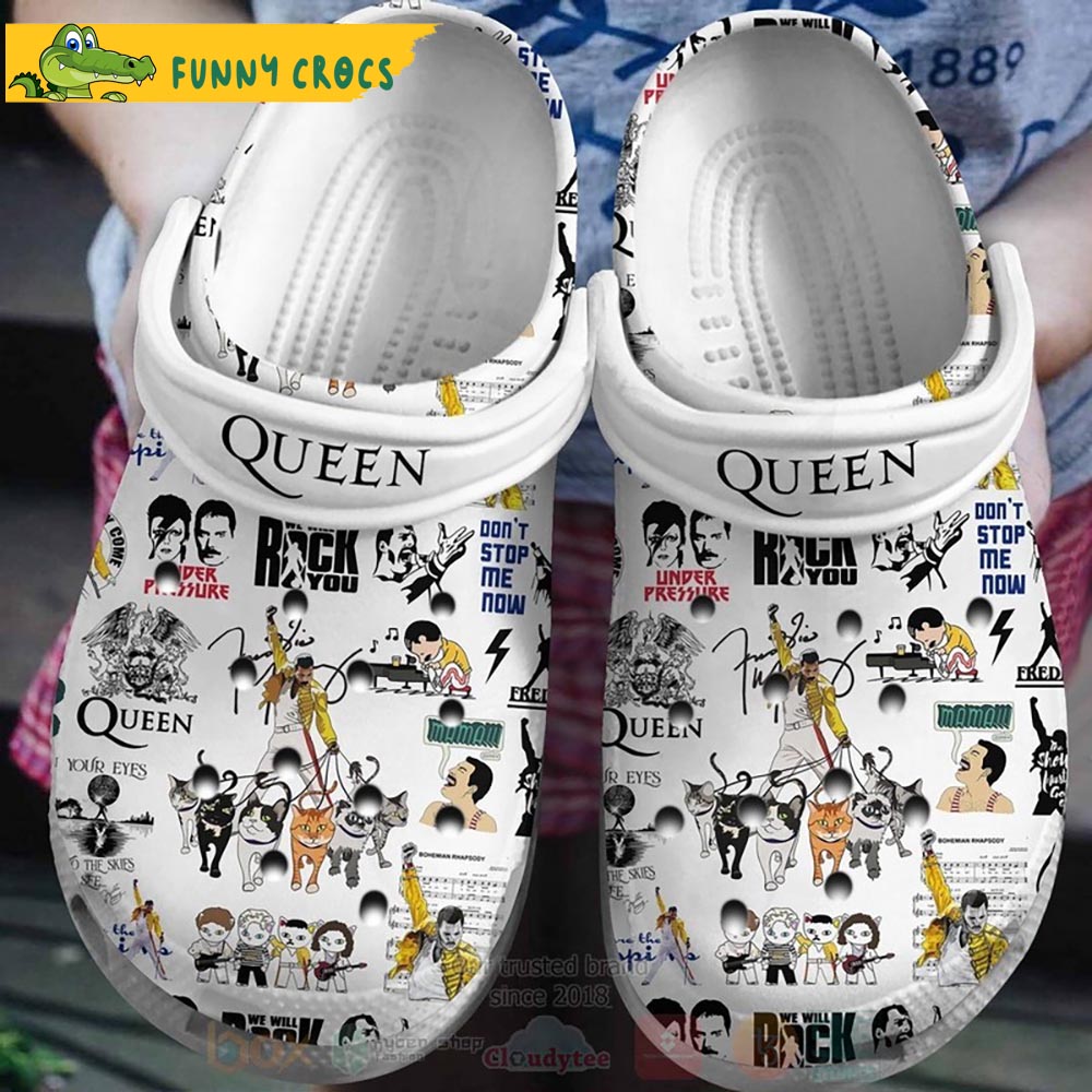 Rock Queen Band Crocs Slippers