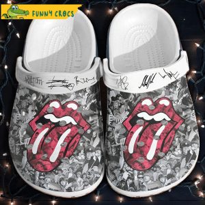 Rolling Stone Grey Crocs Clog Shoes