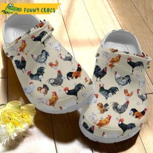 Rooster Chicken Crocs Clog Shoes