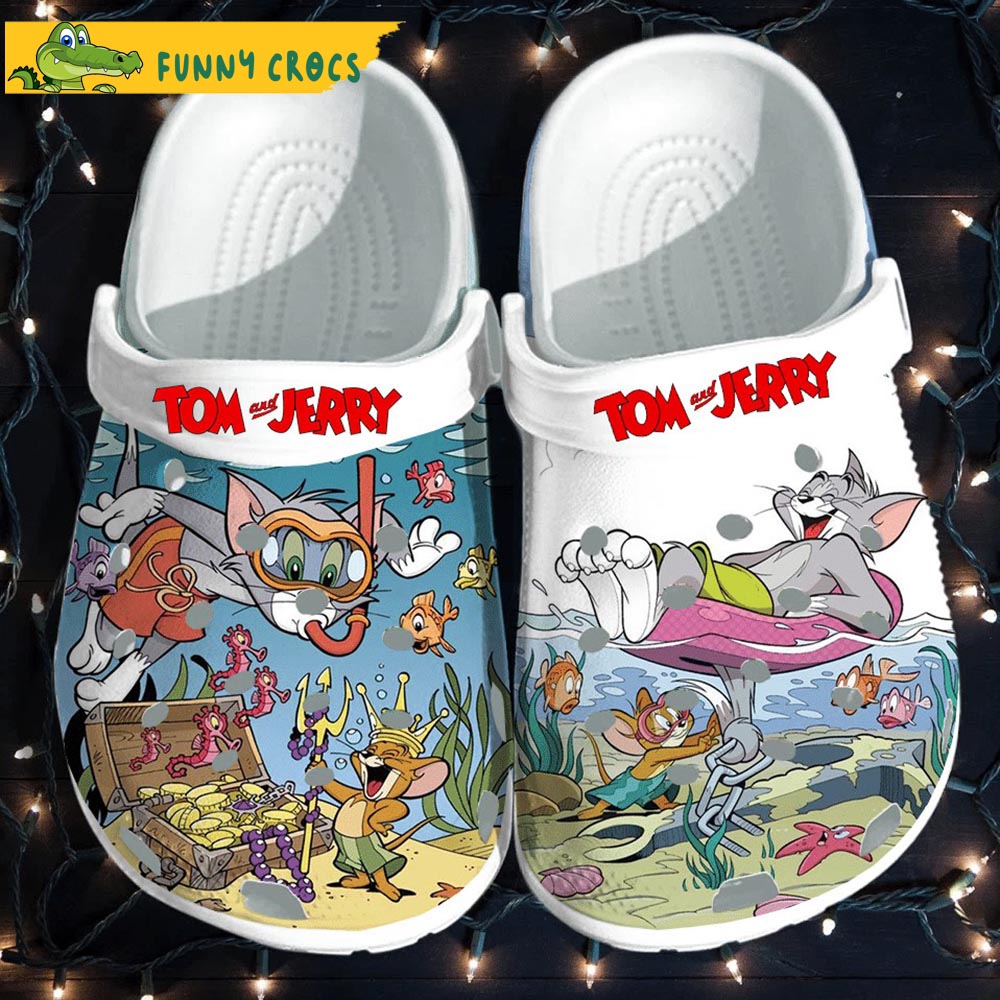 Seawater Tom And Jerry Crocs Slippers