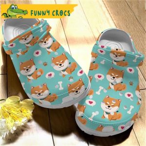 Shiba Inu Dog Cartoon Crocs Slippers