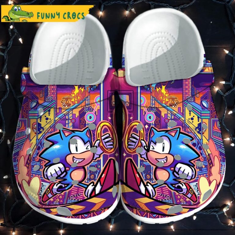 Sonic Colors Funny Crocs - Discover Comfort And Style Clog Shoes With ...