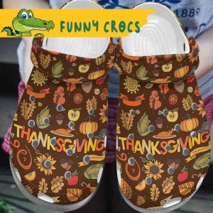 Special Happy Thanksgiving Crocs