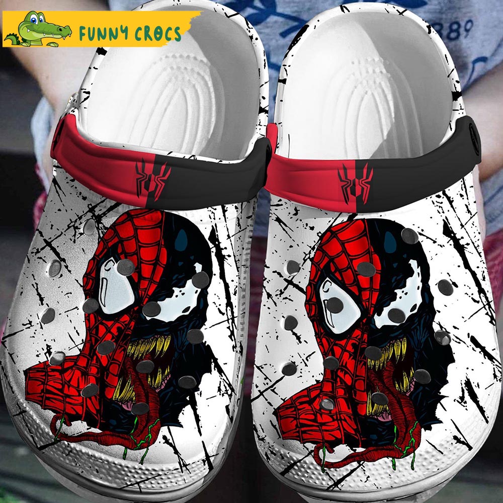 Spiderman Venom Funny Crocs