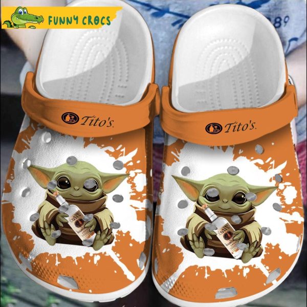 Star Wars Tito’s Vodka Baby Yoda Crocs