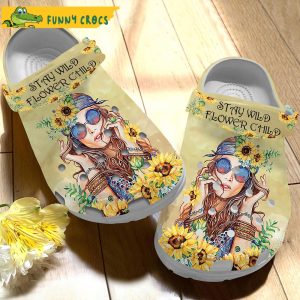 Sunflower Girl Garden Crocs